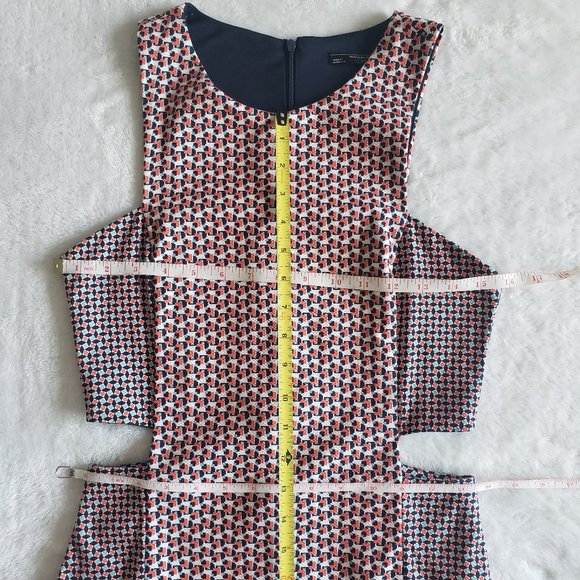 ZARA TRAFALUC Geometric Sleeveless Cut Out Romper Skorts SZ M - Picture 13 of 16